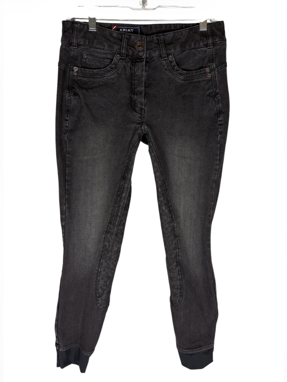 Ariat Halo B Denim FS Breech Black Riding Pants Size 26 Regular